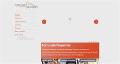 Desktop Screenshot of fortunatoproperties.com